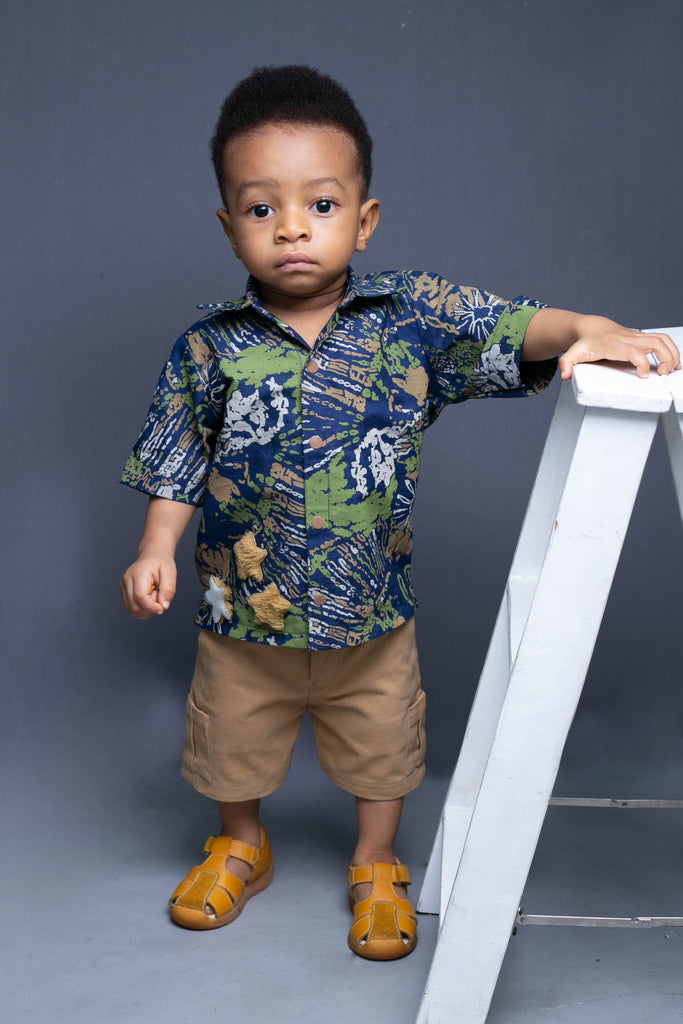 Tumble boys shirt and shorts set