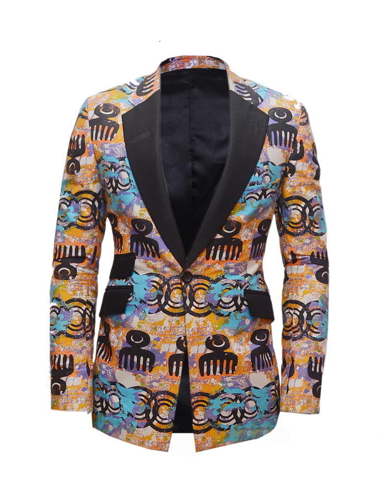 Kamsi Tcharles Comba Ankara Jacket